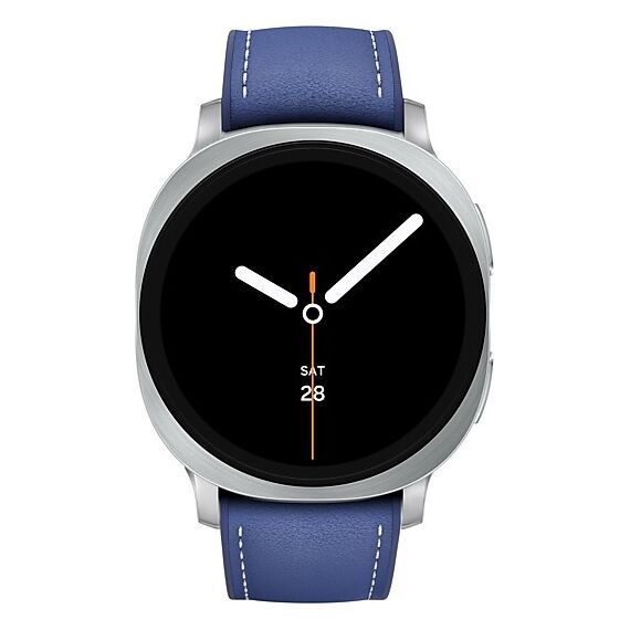 Galaxy Watch 8 | 44 мм | Silver | Hybrid/Blue | S/M/L, Тип ремешка : Hybrid, Размер корпуса : 44 мм, Цвет: Silver, Цвет ремешка: Blue, Размер ремешка : S/M/L, Подключение часов : Bluetooth / Wi-Fi, изображение 3